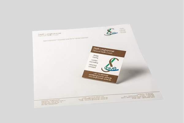 Geschäftsausstattung Visitenkarte und Briefpapier
